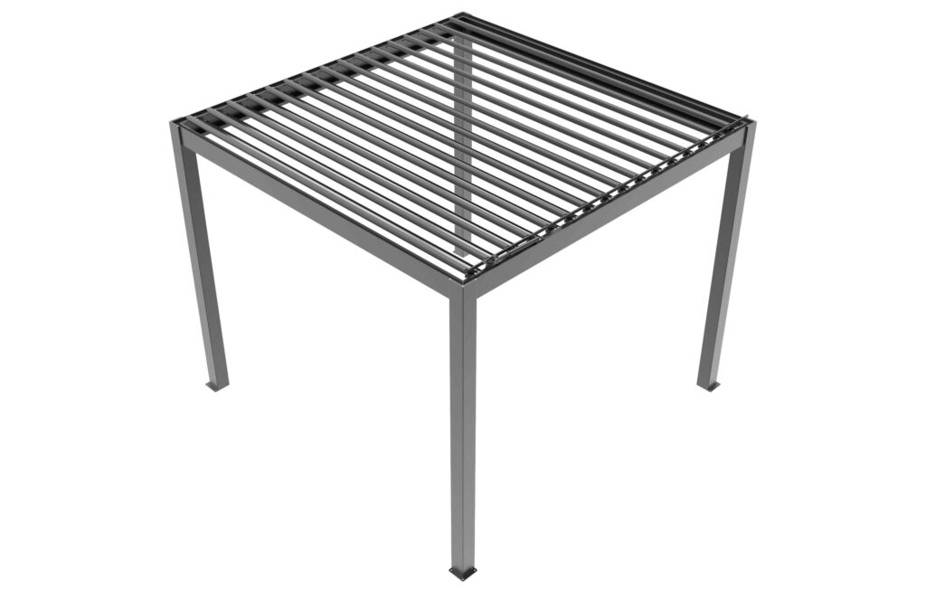 Black DIY Pergola