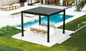 Black Pergola Outdoors
