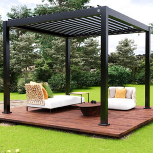 Aluminum Pergolas outside by PatioSphere