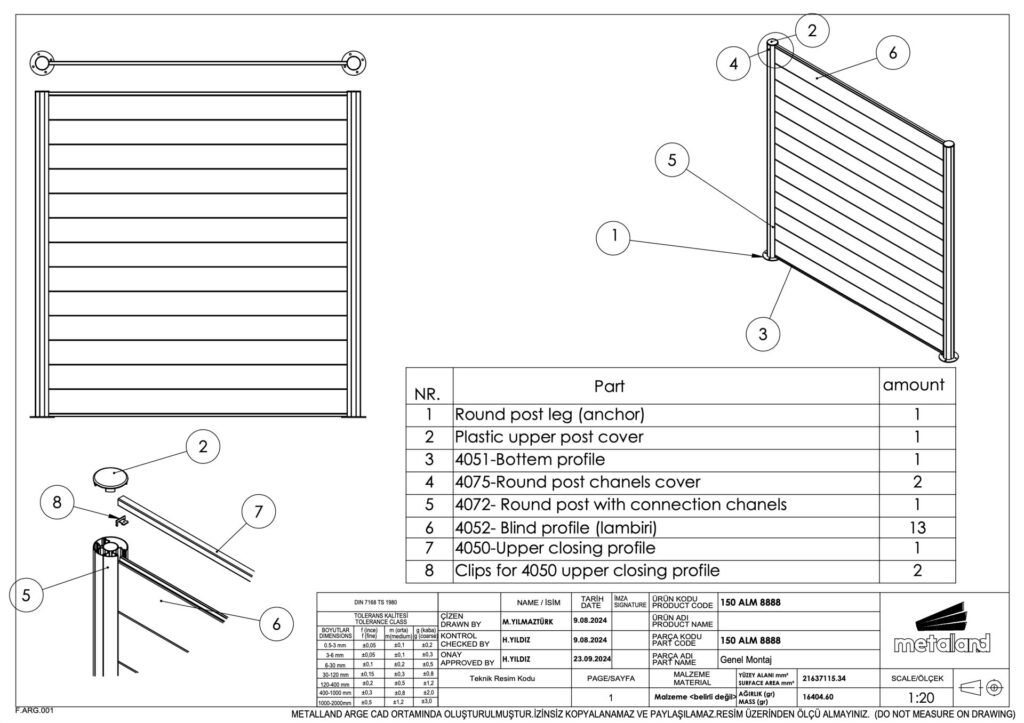 Aluminum fence instruction manual