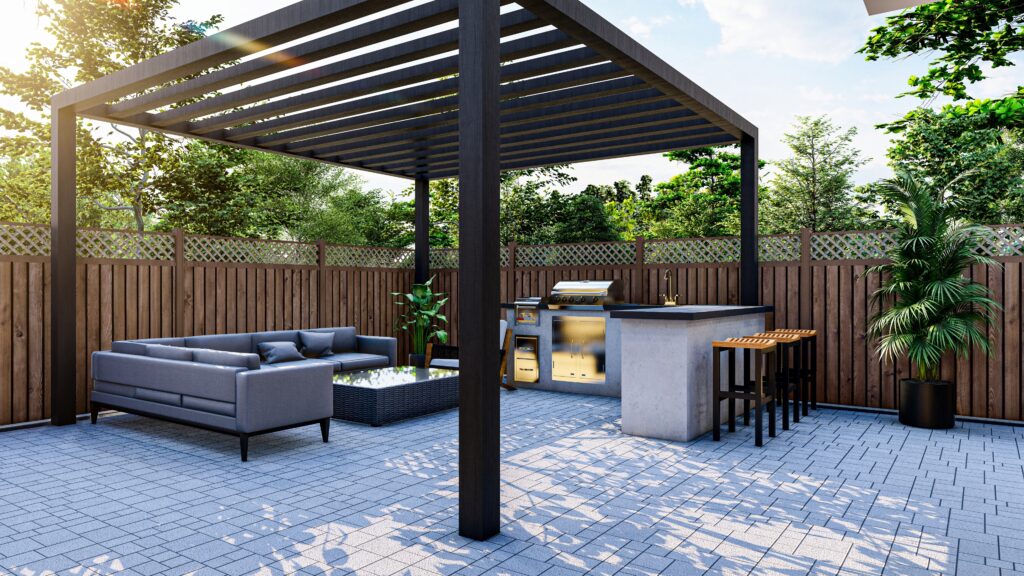 Aluminum Pergola weather resistant
